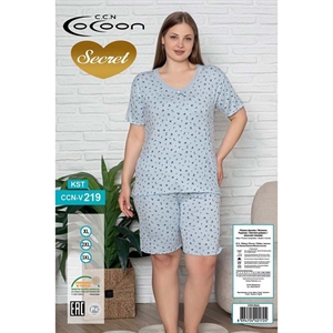 Piżama damska Wiskoza (XL-3XL) - Turecki Produkt