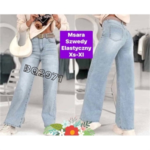 Jeansy szerokie nogawki M'sara  XS-XL
