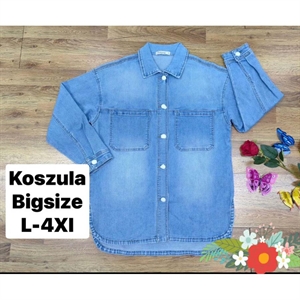 Koszula jeansowa damska Big Size  L-4XL