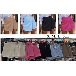 Szorty imitujące spódnicę - Produkt Włoski S-XL