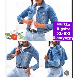 Kurtka jeansowa damska Big Size  XL-5XL