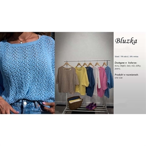 Sweter damski z krótkim rękawem