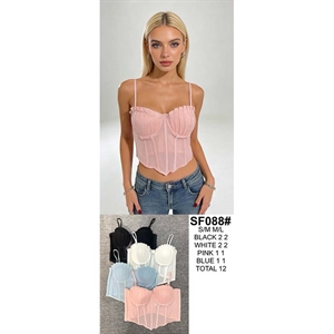 Bluzka crop top damski  S/M-M/L