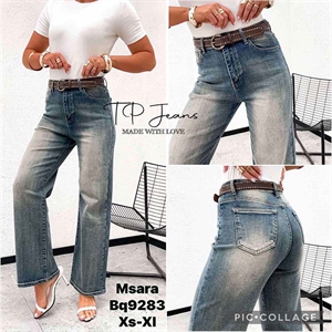 Jeansy szerokie nogawki  XS-XL
