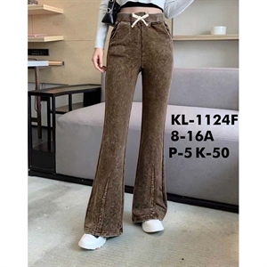 Spodnie dzwony dziewczęce  8-16 lat