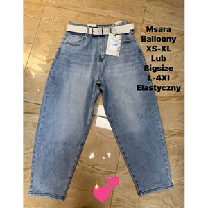 Jeansy damskie  XS-XL