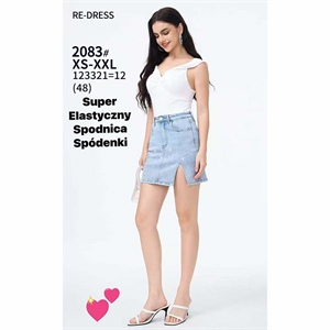 Spódnica jeansowa damska  XS-2XL