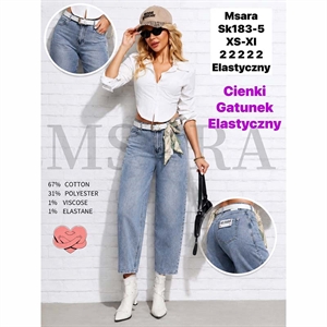 Jeansy damskie  XS-XL