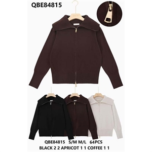Sweter damski rozpinany na zamek  S/M-M/L