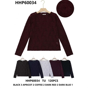 Sweter damski okrągły