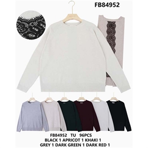 Sweter damski okrągły