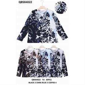 Sweter damski okrągły