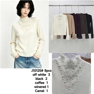 Sweter damski z półgolfem
