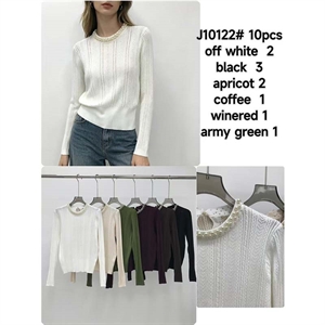 Sweter damski okrągły