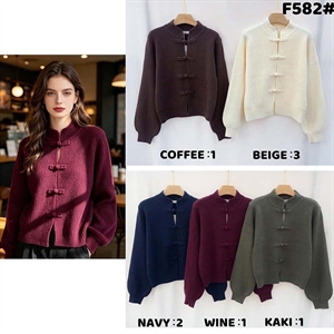 Sweter damski zapinany na guziki