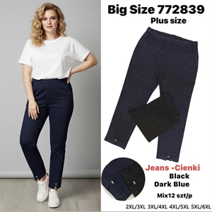 Spodnie damskie Big Size  2XL/3XL-5XL/6XL