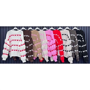 Sweter damski okrągły