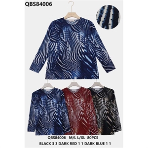 Sweter damski okrągły  S/M-M/L
