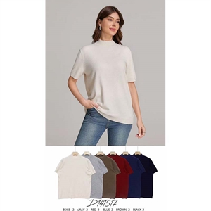 Sweter damski z krótkim rękawem
