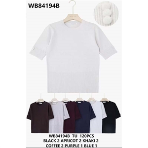 Sweter damski z krótkim rękawem S/M-M/L
