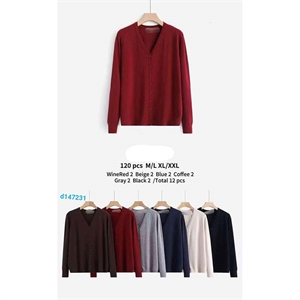Sweter damski zapinany na guziki  M/L-XL/2XL