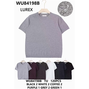 Sweter damski z krótkim rękawem