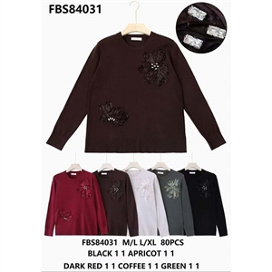 Sweter damski okrągły  M/L-L/XL