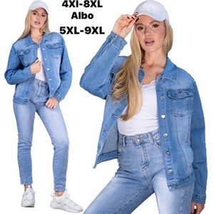 Kurtka jeansowa damska Big Size  4XL-8XL albo 5XL-9XL