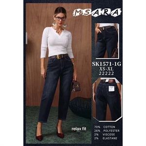Jeansy damskie Msara  XS-XL