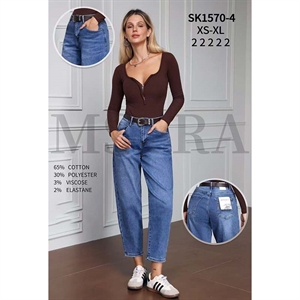 Jeansy damskie Msara  XS-XL