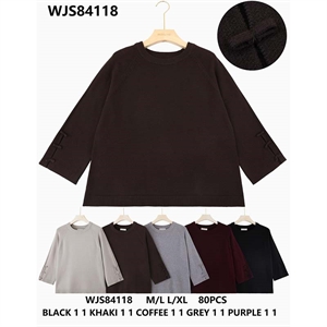 Sweter damski okrągły  M/L-L/XL