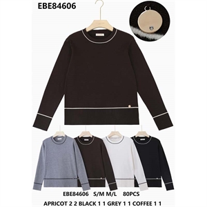Sweter damski okrągły  S/M-M/L