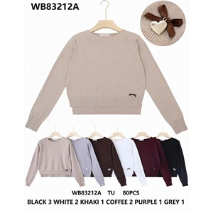 Sweter damski okrągły