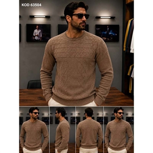 Sweter męski okrągły produkt Turecki  M-2XL