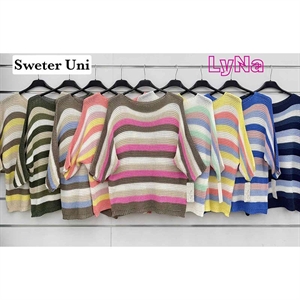 Sweter damski okrągły