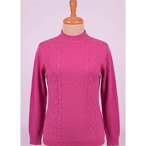 Sweter damski z półgolfem  M-3XL