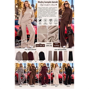 Komplet sweterkowy damski  S-XL