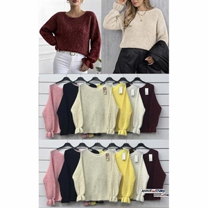 Sweter damski okrągły
