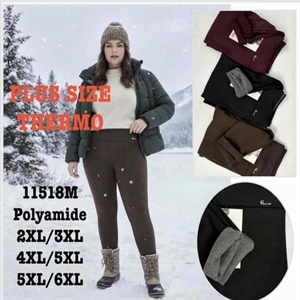 Legginsy damskie Thermo Big Size  2XL/3XL-5XL/6XL