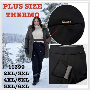 Legginsy damskie Thermo Big Size  2XL/3XL-5XL/6XL