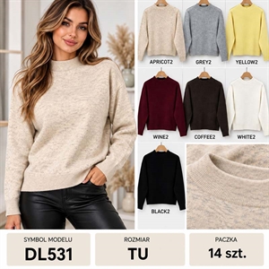 Sweter damski z golfem