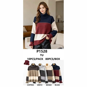 Sweter damski z golfem