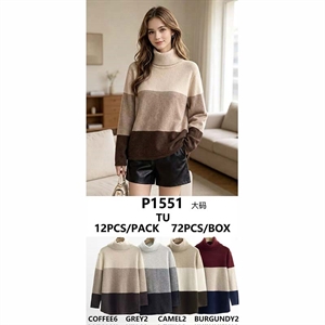 Sweter damski z golfem