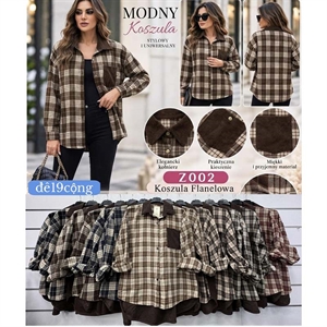 Koszula damska flanelowa produkt Włoski