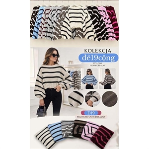 Sweter damski okrągły