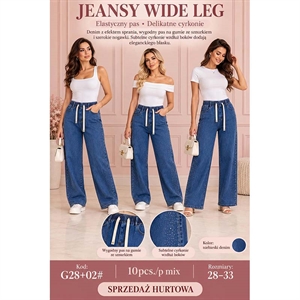 Jeansy damskie  28-33