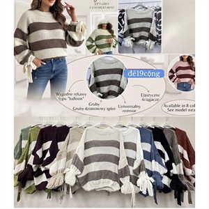 Sweter damski okrągły
