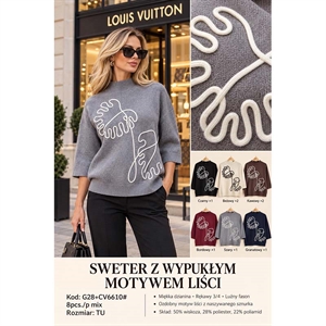Sweter damski z golfem