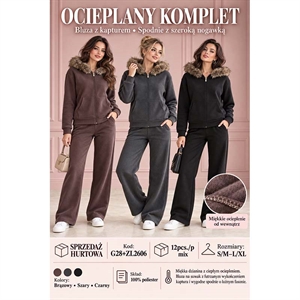 Komplet ocieplnany damski  S/M-L/XL