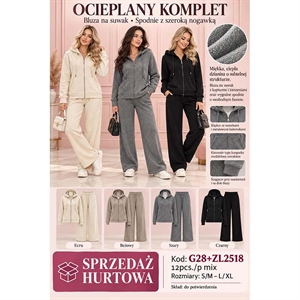 Komplet ocieplnany damski  S/M-L/XL